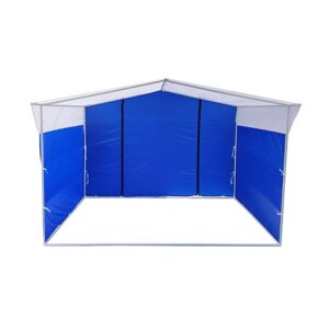 Торгово-выставочная палатка ТВП-2,0х3,0 м, цвет сине-белый