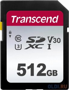 Карта памяти SDHC 512gb transcend TS512GSDC300S