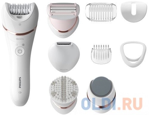 Эпилятор Philips BRE740/10 белый - интернет магазин