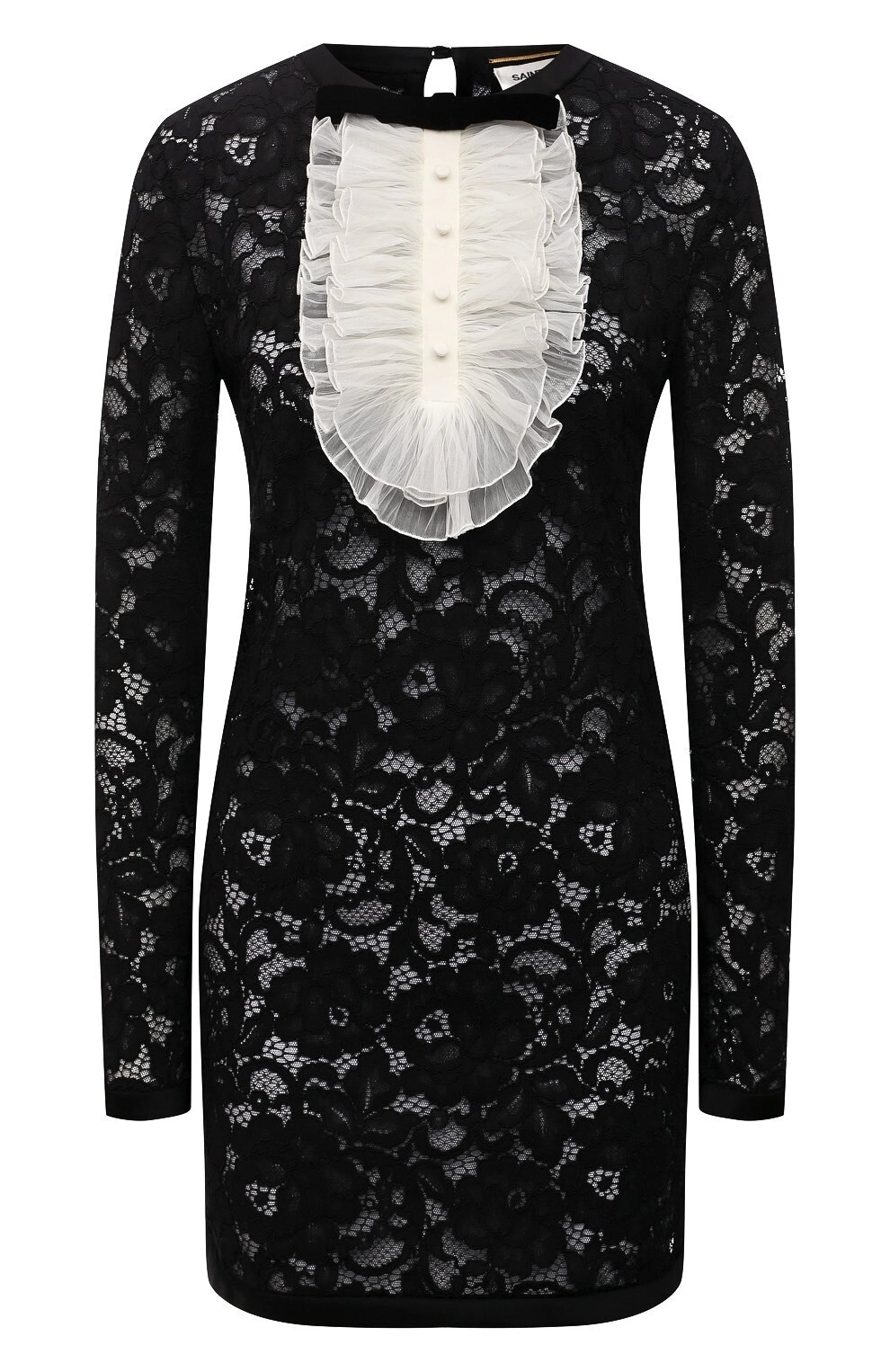 Платье из хлопка и вискозы Saint Laurent - Казахстан