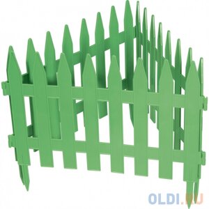 Забор декоративный Рейка, 28 х 300 см, зеленый, Россия Palisad