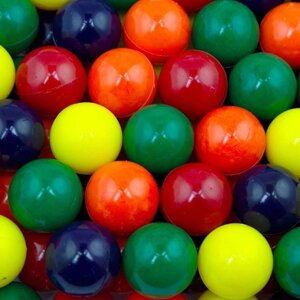Мячи прыгуны 25 мм "Лесные ягоды" 100 шт. (5,4 р/шт.)