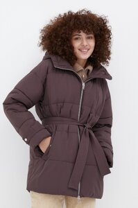 Finn-Flare Утепленная куртка женская с поясом на талии XL