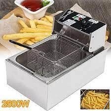 Фритюрница профессиональная 6 литров (электрическая) от компании ICEKITCHEN - фото 1