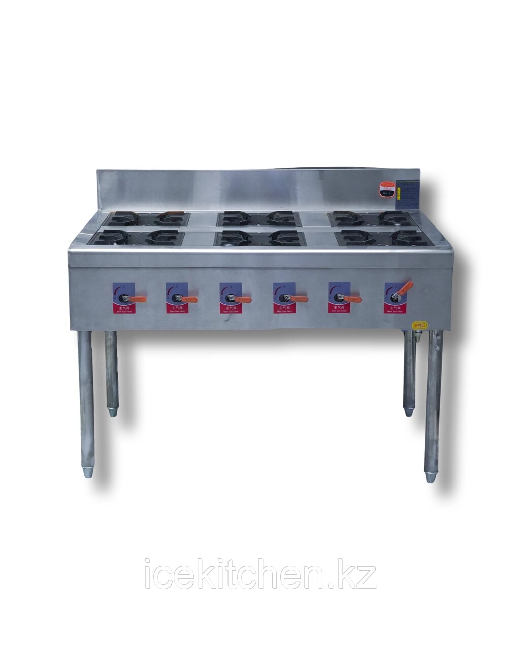 Газовая плита 6-и конфорочная ПГ-6М от компании ICEKITCHEN - фото 1
