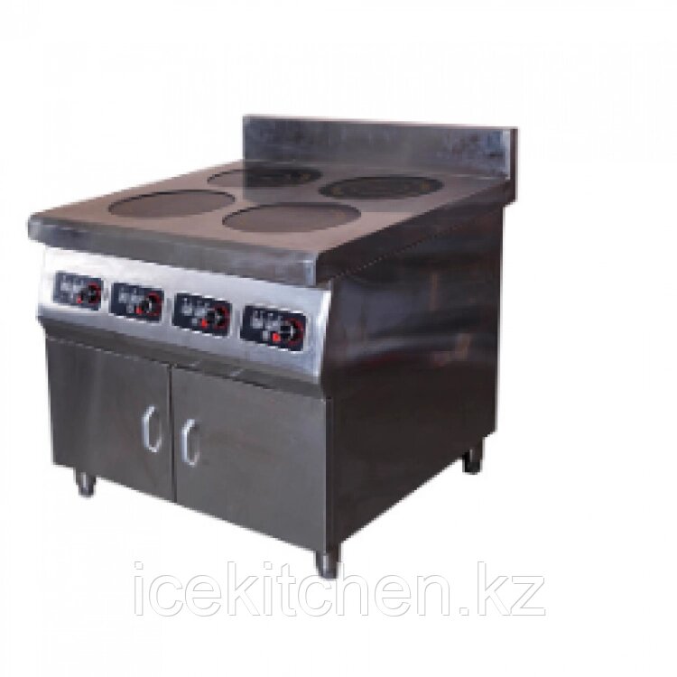 Плита индукционная 4 конфорки F80 со шкафом от компании ICEKITCHEN - фото 1