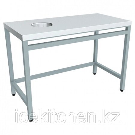 Стол для сбора отходов Э-1200*600*850 мм от компании ICEKITCHEN - фото 1