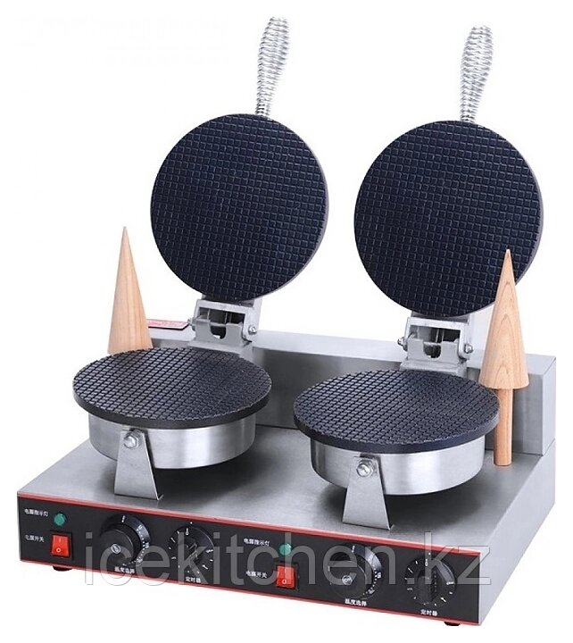 Вафельница для тонких вафель EG-X2 от компании ICEKITCHEN - фото 1