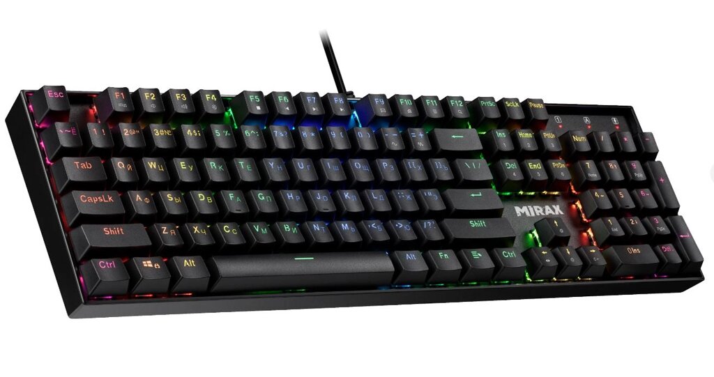 Клавиатура игровая механическая Defender Mirax GK-352 RU черный - особенности