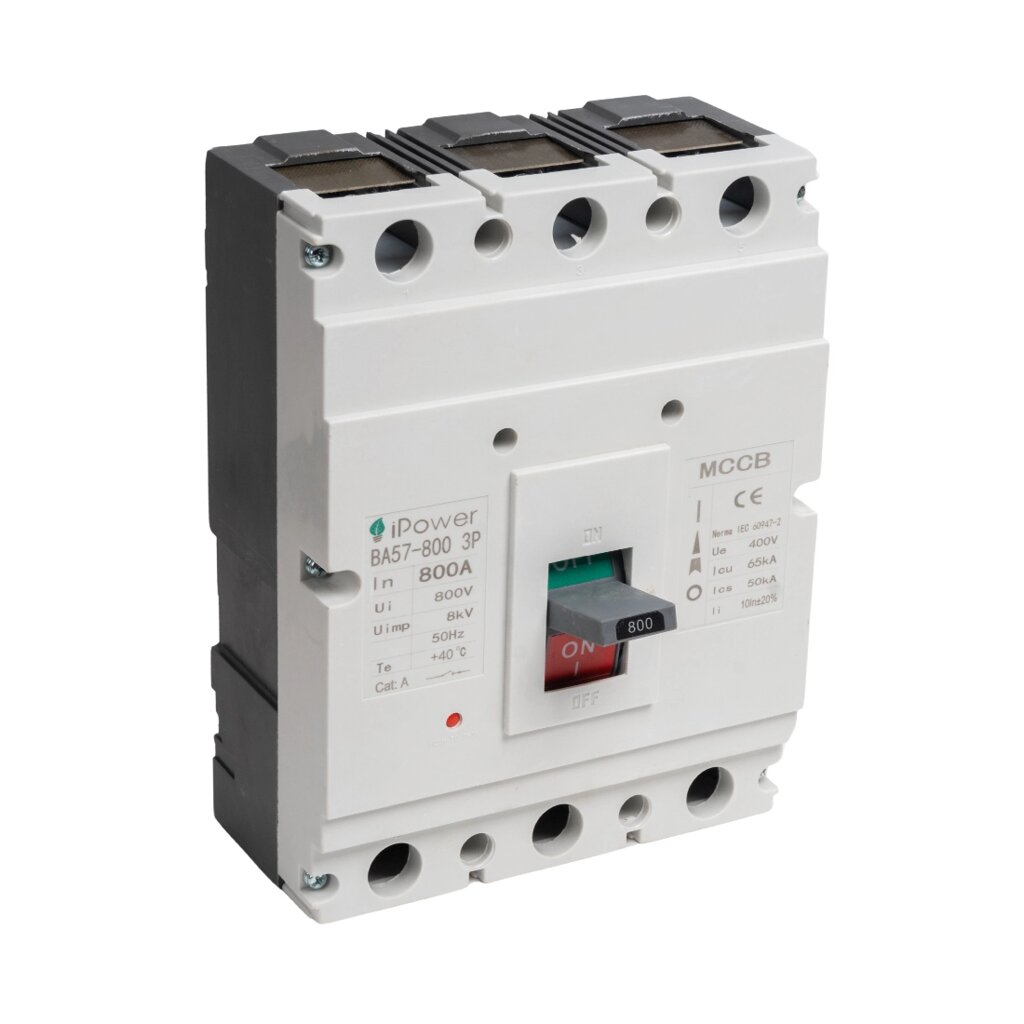 Автоматический выключатель iPower ВА57-800 3P 800A - опт