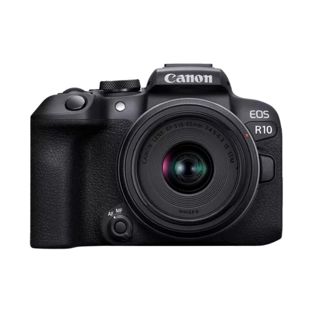 Цифровой фотоаппарат CANON EOS R10 + RF-S 18-45 mm IS STM black - опт