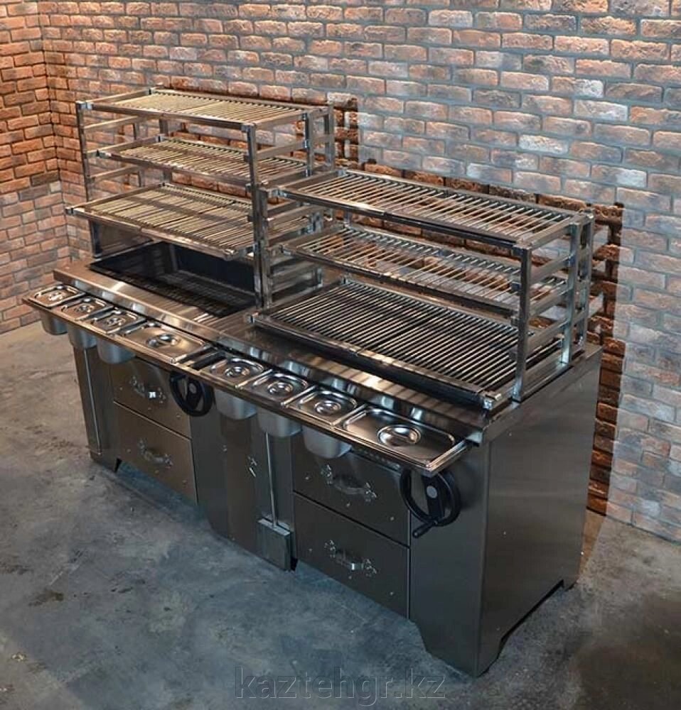 Мангал многофункциональный угольный УММ/2 (ROBATA, L2000) Grill Master - сравнение