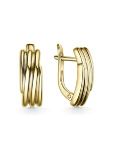 Veronika Jewelry серьги "Chic" желтое золото