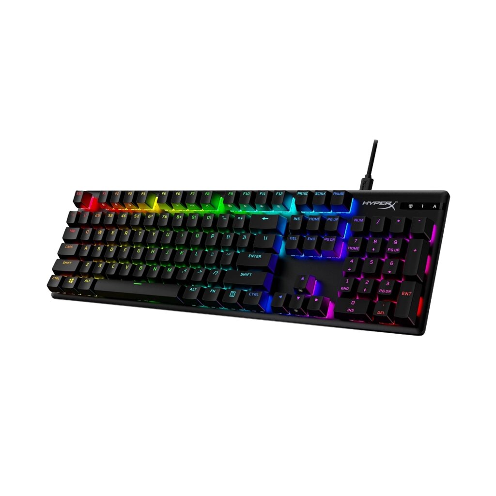 Клавиатура hyperx alloy origins PBT HX aqua (US) 639N5aa#ABA - наличие