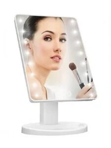 Косметическая зеркало настольное с подсветкой LED