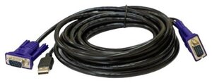 D-Link DKVM-CU5 Комплект кабелей для KVM переключ (4,5 м)