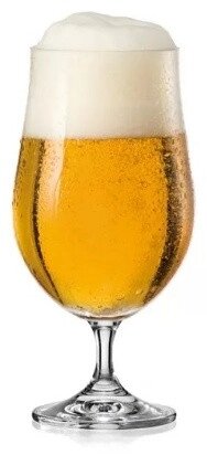 Фужеры BAR 380мл пиво 4шт. богемское стекло, Чехия (40752380), набор