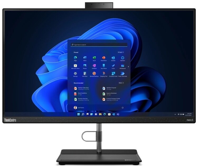 Моноблок Lenovo Think. Centre Neo 30a 23,8"FHD/Core i7-1260P/16gb/512gb/DVDRW/Win11 pro (12B00002RU) - скидка