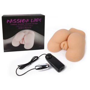 Крупный мастурбатор вагина и анус с вибрацией Passion Lady