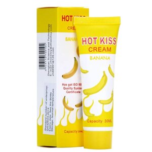 Лубрикант Hot Kiss c ароматом банана