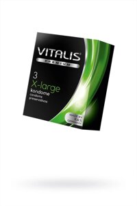 Презервативы Vitalis Premium X-Large - увеличенного размера