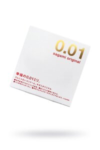 Самые тонкие презервативы в мире Sagami Original 0,01 (1 шт.)