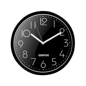Часы настенные Centek СТ-7105 lt; Blackgt; (черный)