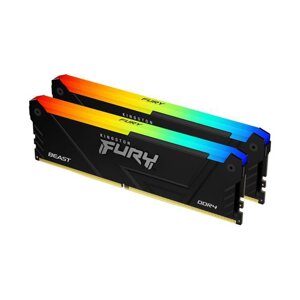 Комплект модулей памяти kingston FURY beast RGB KF432C16BB12AK2/32 DDR4 32GB (kit 2x16GB) 3200mhz