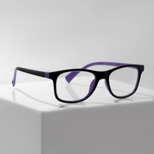 Готовые очки GA0519 (Цвет C2 фиолетовый, чёрный диоптрия + 1 тонировка Нет)