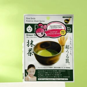 Маска для лица SUNSMILE Essence 'Успокаивающая'с экстрактом зелёного чая, 1 шт.