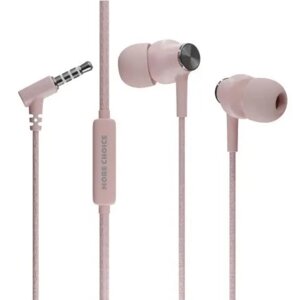 Наушники More Choice G20, микрофон, вакуумные, 95 дБ, 32 Ом, 3.5 мм, 1.1 м, розовые