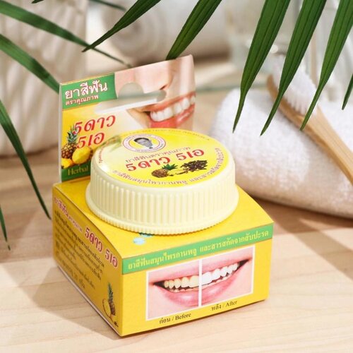 Зубная паста Herbal Clove Pineapple Toothpaste, с экстрактом ананаса, 25 г
