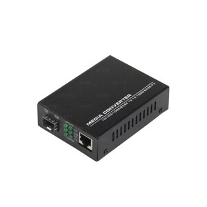 Медиаконвертер NTSS с RJ45 портом 10/100/1000Base-TX/1000Base-FX, без SFP модуля, расстояние передачи до