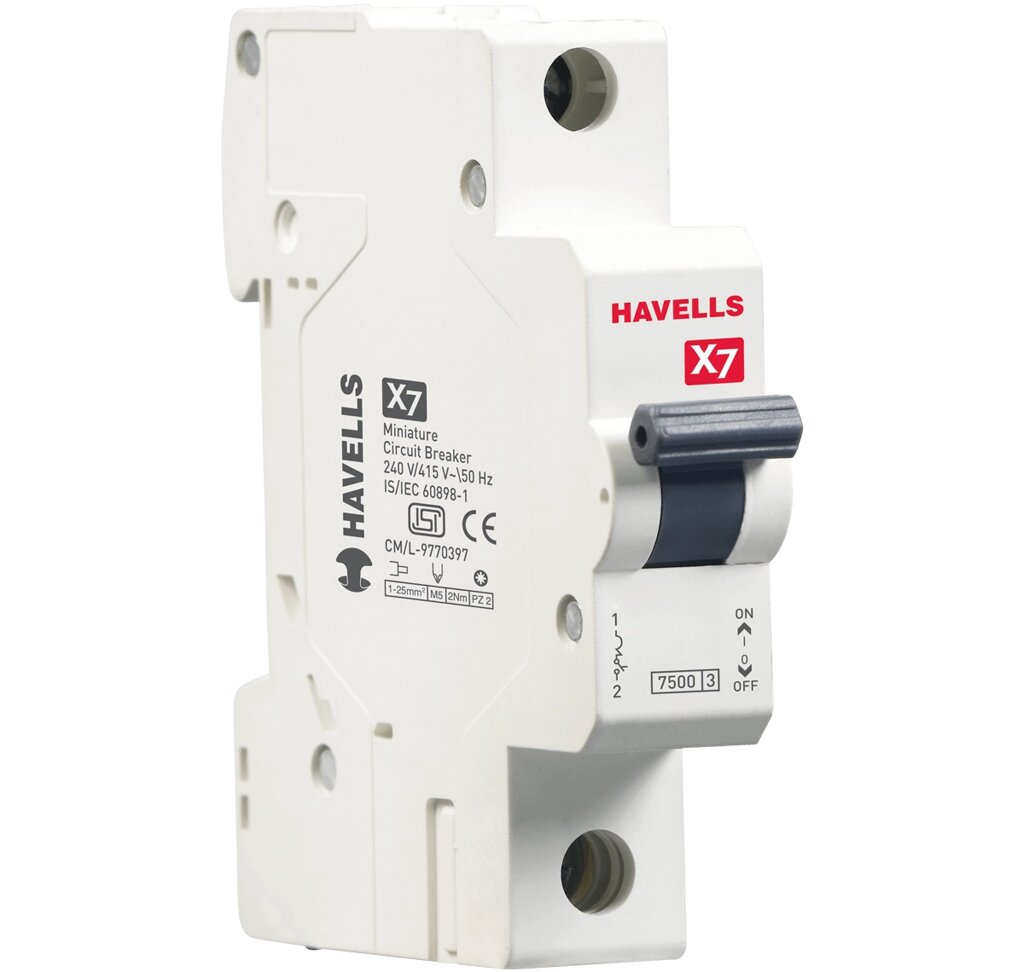 Автоматический выключатель 1P 4,5kA C-25A 1M Havells - интернет магазин