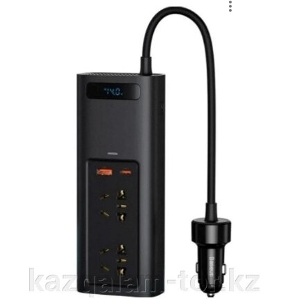 Инвертор Baseus 12V–220V 150 Вт — питание в автомобиле от компании qalamtor - фото 1