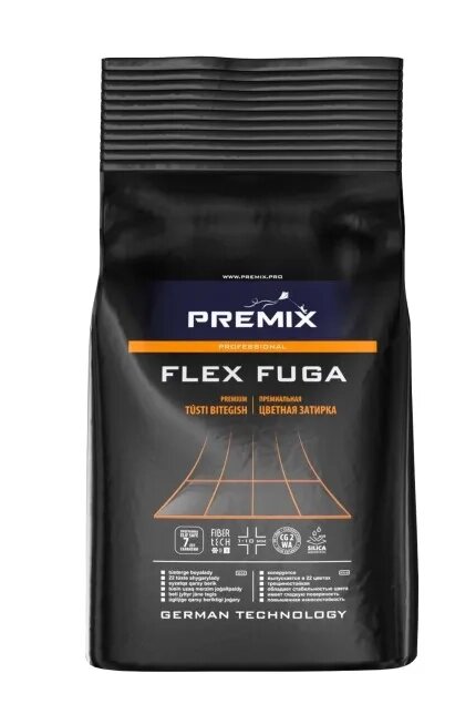Premix Flex Fuga Премиум цветная затирка 2 кг Анемон - Ayla Stroy