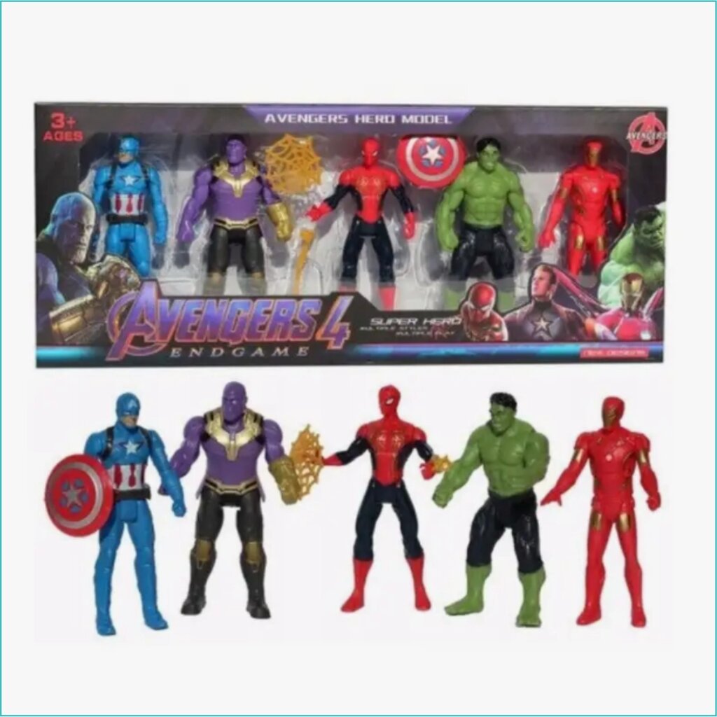 Набор фигурок "Мстители"Marvel) (5 фигурок) - доставка