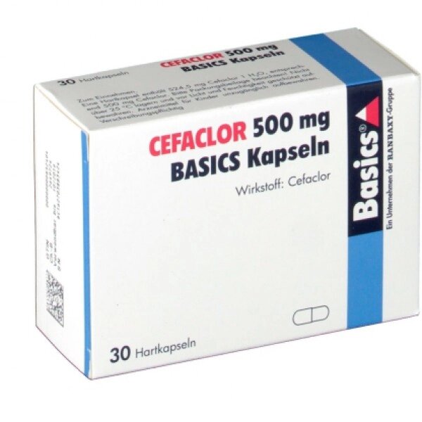 Цефаклор Cefaclor 500MG Basics KAPS/10 Шт от компании Deutsche Medizin - фото 1