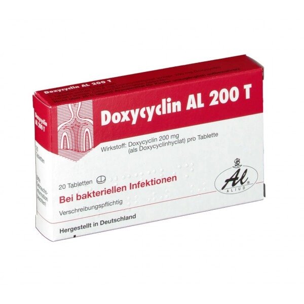 Доксициклин DOXYCYCLIN 200 - 20 Шт от компании Deutsche Medizin - фото 1