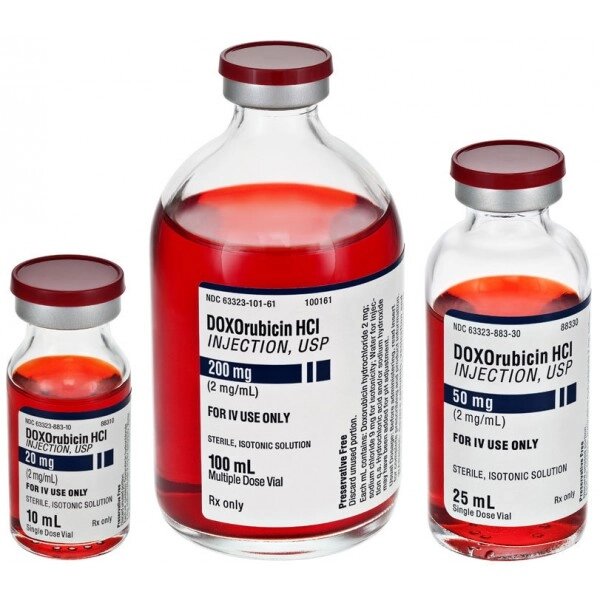 Доксорубицин Doxorubicin HCL ONCO 200MG/1 Шт от компании Deutsche Medizin - фото 1