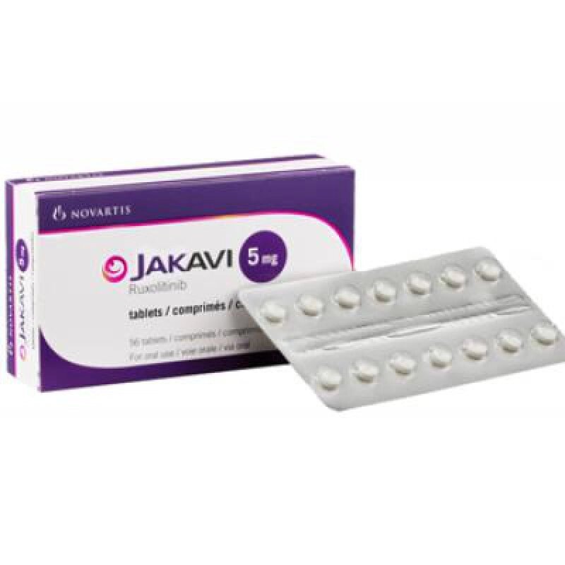 Джакави Jakavi (Руксолитиниб Ruxolitinib) 5 мг/56 таблеток от компании Deutsche Medizin - фото 1