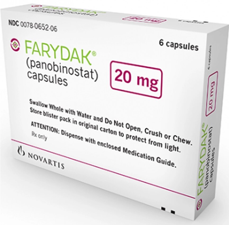 Фаридак Farydak (Панобиностат) 20 мг/6 капсул от компании Deutsche Medizin - фото 1