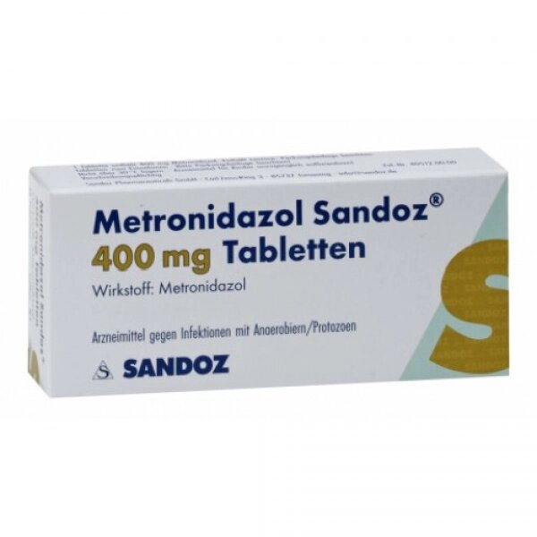 Метронидазол METRONIDAZOL 400 - 20Шт от компании Deutsche Medizin - фото 1