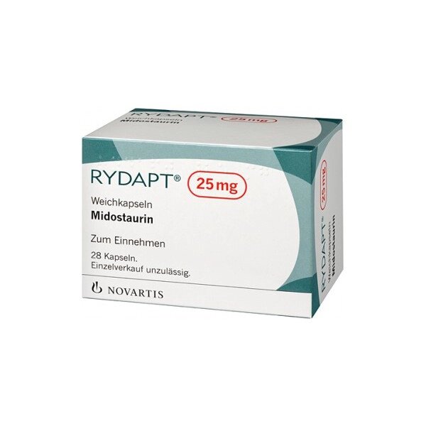 Райдапт (Мидостаурин) RYDAPT 25 мг/4X28 капсул от компании Deutsche Medizin - фото 1
