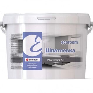 Шпатлевка резиновая ecoroom - гарантия