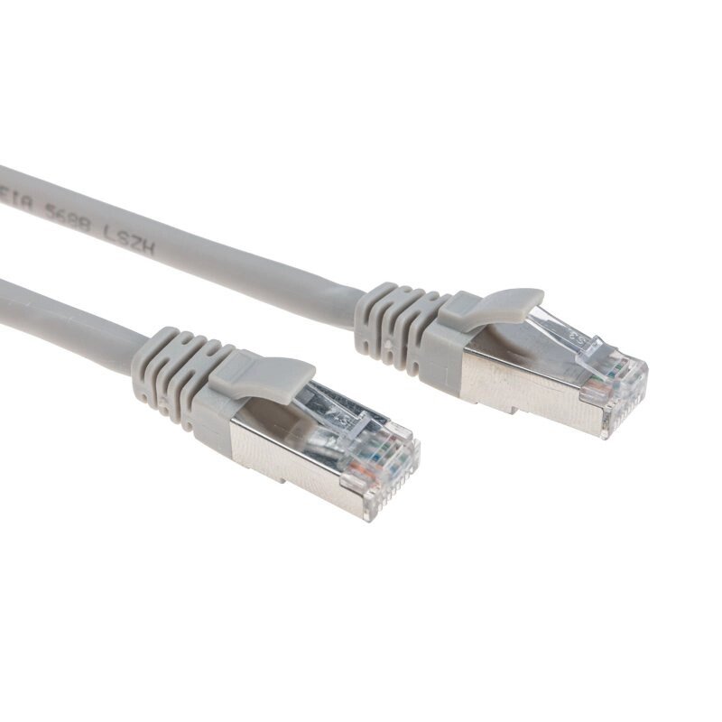 Патч-корд rexant S/FTP 02-0390-7 CAT 6A (10G) RJ45-rJ45 28AWG LSZH серый 7 м - скидка