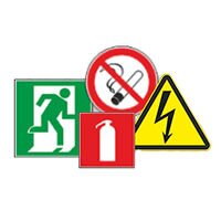 Информационные знаки и таблички безопасности в Таразе