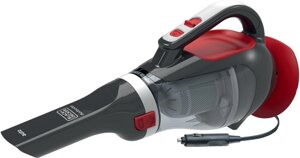 Автопылесос Black&Decker ADV1200 серый-красный