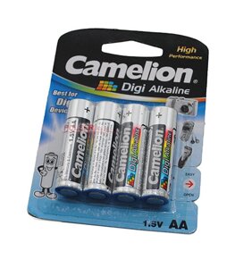 Батарейки Camelion AA (LR6-BP4DG), Digi alkaline, комплект - 4 штуки