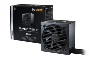 Блок питания ATX 700W be quiet! Pure Power 11, 12sm fan, 20+4/24+4/24+8, 6SATA, 3molex,4x6+2p PCI